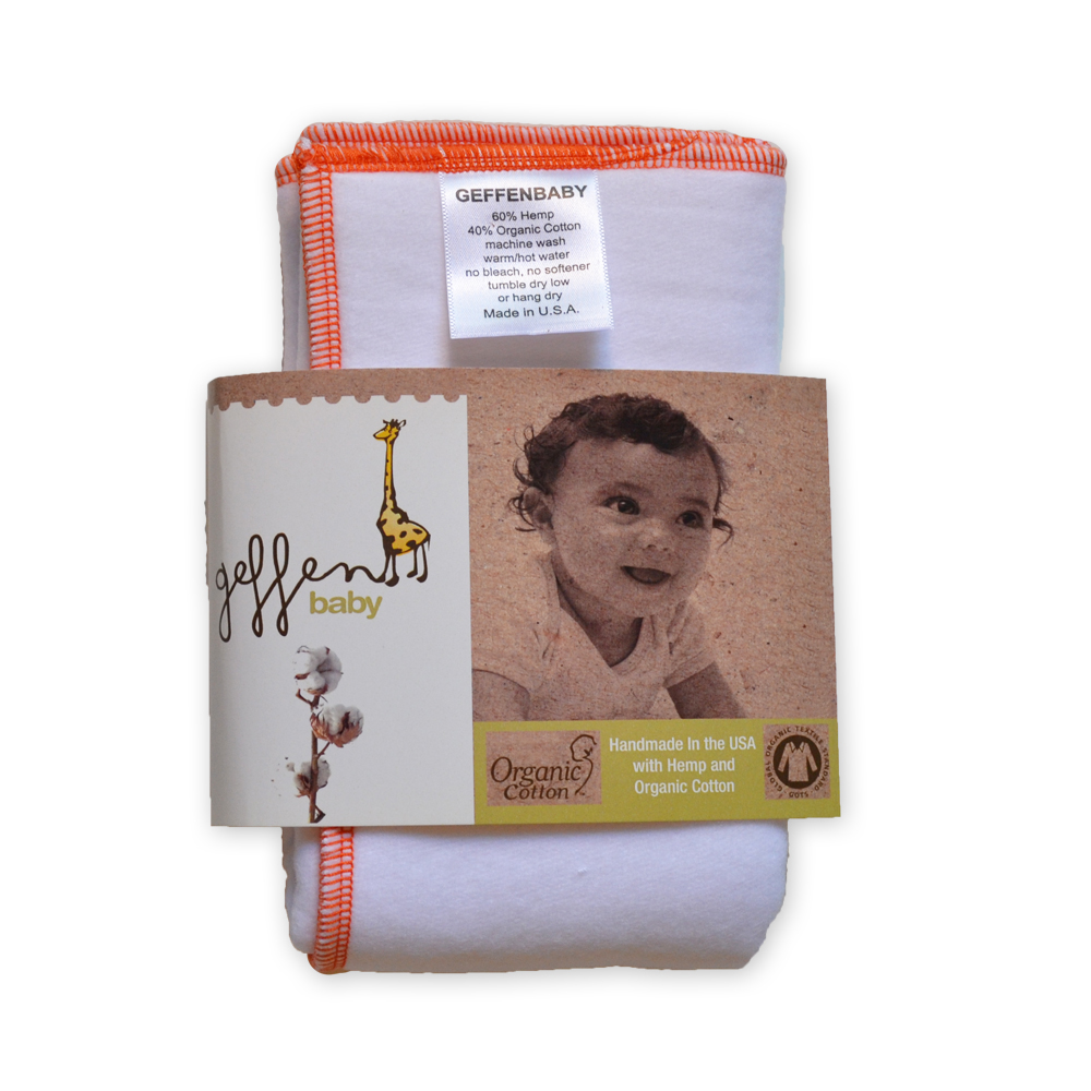 Geffen Baby Fleece Hemp Prefold size small Geffen Baby Fleece Hemp Prefold size small