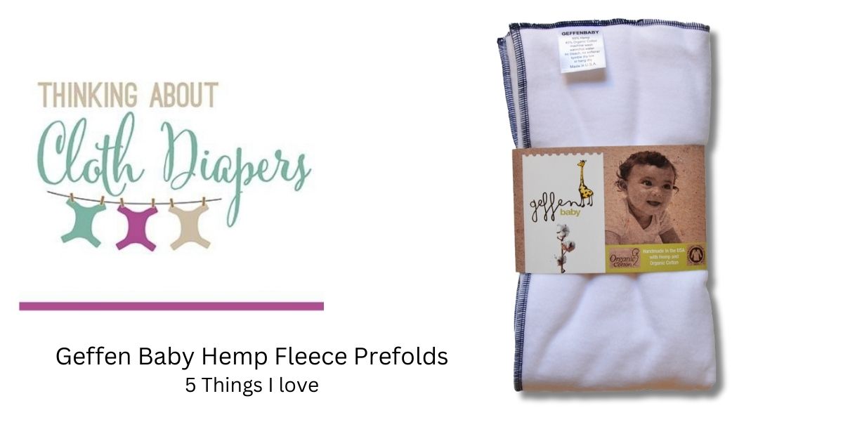 Geffen Baby Fleece Hemp Prefold