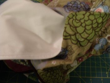 turning the wet bag right side out turning the wet bag right side out