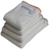 sustainablebabyish bamboo flats (prefolds)