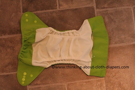 inside of baby beduga 2-in-one - double gussets