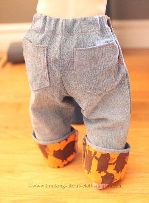 Beanstalk Britches: How to Sew Jeans for Cloth Diapered Babies