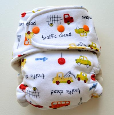 Boogie Bear Creations Custom Cloth Diaper - Traffic