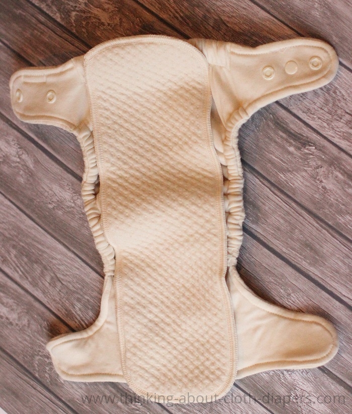 inside of bummis dimple diaper