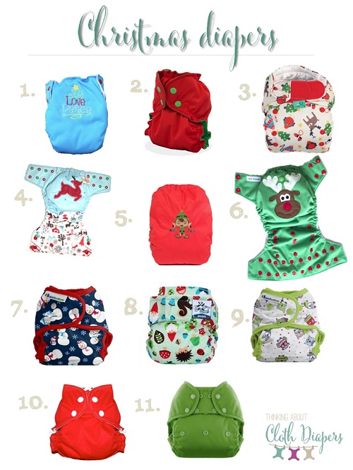 Christmas Cloth Diapers