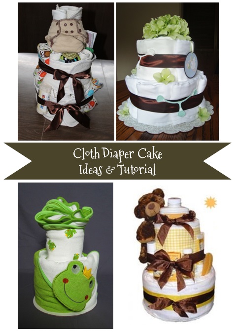 cloth diaper cake tutorial