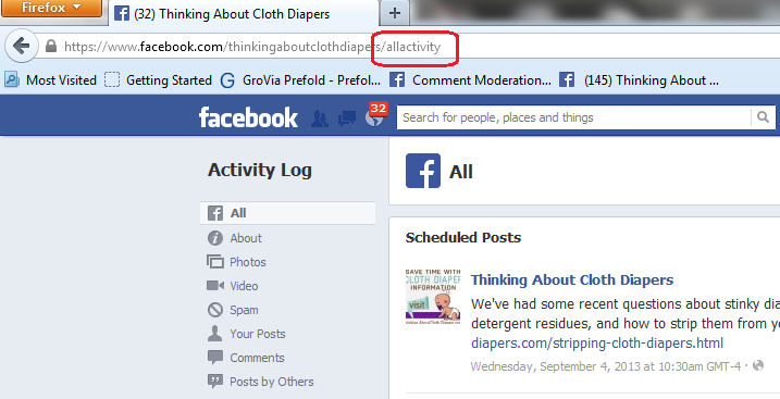 scheduling posts on Facebook