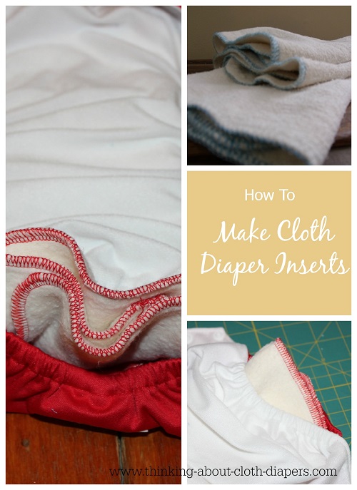 Making Cloth Diaper Inserts
