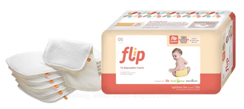 diaper inserts for hybrid diapers