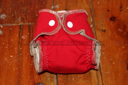 Serged newborn diaper tutorial