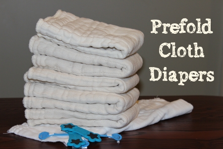 thumbnail image 2 of Prefold Cloth Diaper Regular 4x6x4 - 6 Pack 100% Cotton White Diapers 2 of 5