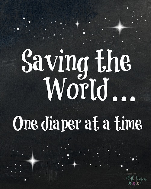 free cloth diaper printable - saving the world one diaper at a time