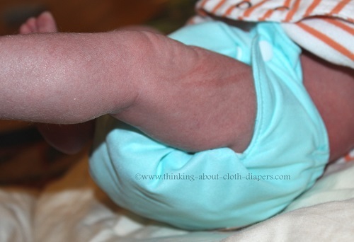 born smart newborn cloth diaper on 8 lb newborn skinny legs