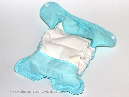 Natural Fiber Interior Reusable Washable No Prep Cloth Diaper for Newborns Smart Bottoms Born Smart 2.0 