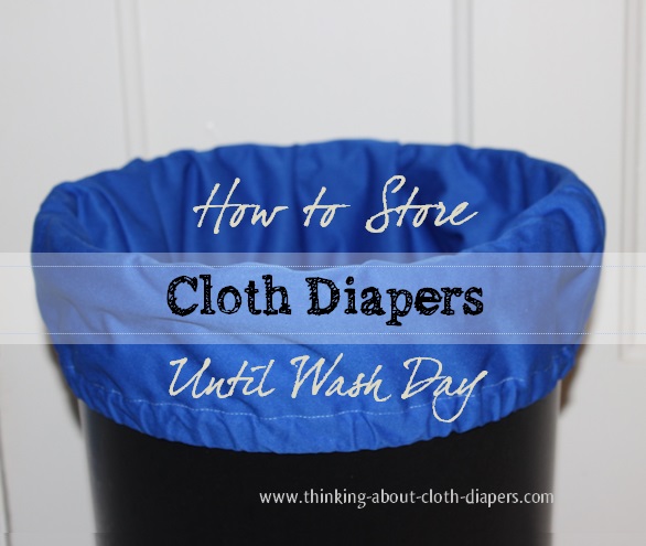 dirty cloth diapers